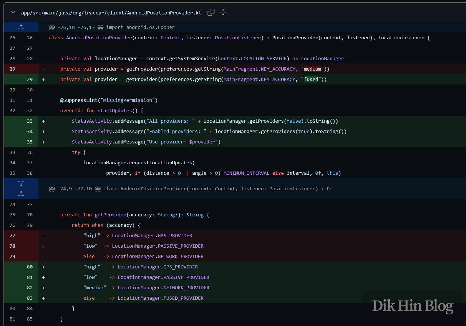 Add FUSED_PROVIDER value
