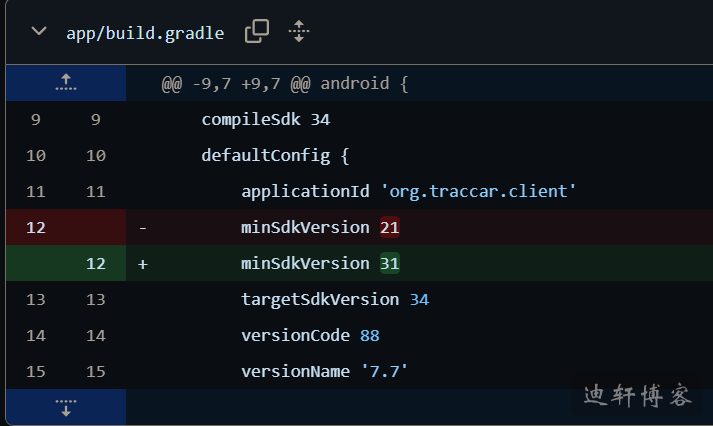 设置最低sdk版本