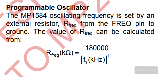 Frequency calculation formula